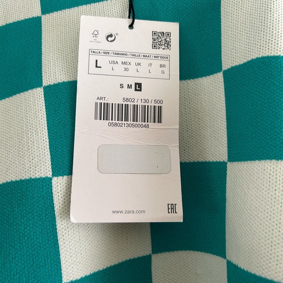 Zara crop sweater new with tags - Picture 2 of 2